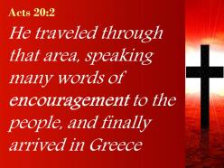 0514 acts 202 speaking many words of encouragement powerpoint church sermon