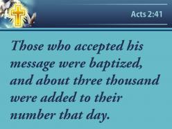 0514 acts 241 accepted his message were baptized powerpoint church sermon