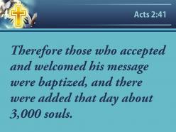0514 acts 241 accepted his message were baptized powerpoint church sermon