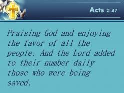0514 acts 247 praising god and enjoying the favor powerpoint church sermon