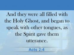0514 acts 24 holy spirit and began to speak powerpoint church sermon