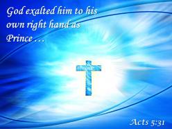 0514 acts 531 god exalted him to his powerpoint church sermon