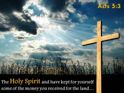 0514 acts 53 the holy spirit and have kept powerpoint church sermon