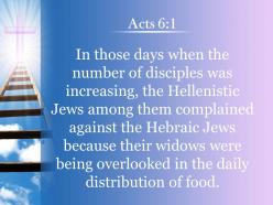 0514 acts 61 their widows were being overlooked powerpoint church sermon