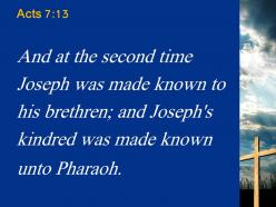 0514 acts 713 pharaoh learned about josephs powerpoint church sermon
