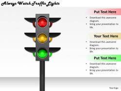0514 always watch traffic lights image graphics for powerpoint