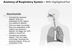 82141399 style medical 1 respiratory 1 piece powerpoint presentation diagram infographic slide