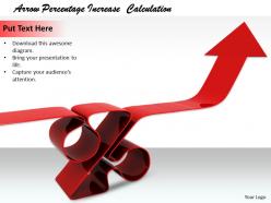 0514 arrow percentage increase calculation image graphics for powerpoint