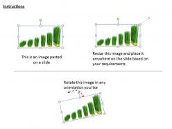 0514 bar graph made by grass image graphics for powerpoint