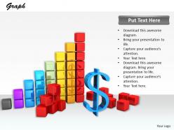 0514 build new financial bar graph image graphics for powerpoint 1