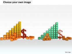 0514 build new financial bar graph image graphics for powerpoint 1