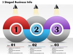 0514 business consulting diagram 3 staged business infographics powerpoint slide template