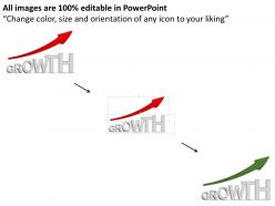 0514 business consulting diagram arrow graph for business growth powerpoint slide template