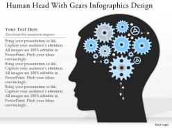 0514 business consulting diagram human head with gears infographics design powerpoint slide template