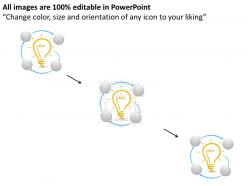 56874395 style variety 3 idea-bulb 1 piece powerpoint presentation diagram infographic slide