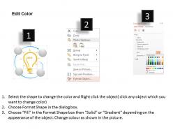 56874395 style variety 3 idea-bulb 1 piece powerpoint presentation diagram infographic slide