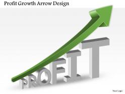 0514 business consulting diagram profit growth arrow design powerpoint slide template