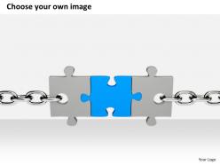 0514 chain on puzzle business concept image graphics for powerpoint