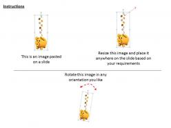 0514 coins falling down in piggy bank image graphics for powerpoint