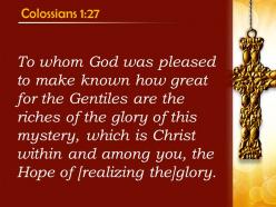 0514 colossians 127 the gentiles the glorious riches powerpoint church sermon