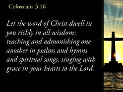 0514 colossians 316 all wisdom through psalms powerpoint church sermon