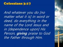 0514 colossians 317 giving thanks to god powerpoint church sermon