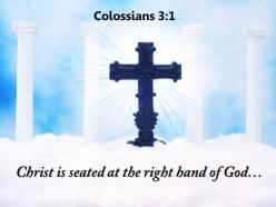 0514 colossians 31 christ is seated at the powerpoint church sermon