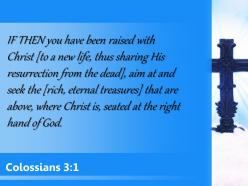 0514 colossians 31 christ is seated at the powerpoint church sermon