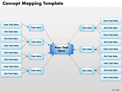 0514 concept mapping template powerpoint presentation
