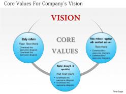 0514 core values for company vision