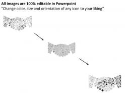0514 creative graphic of hand shake powerpoint presentation