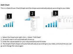 0514 data driven blue bar graph powerpoint slides