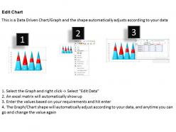 0514 data driven triangular bar graph powerpoint slides