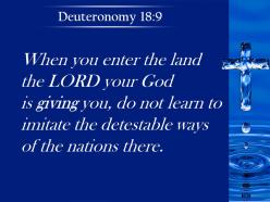 0514 deuteronomy 189 the detestable ways of the nations powerpoint church sermon