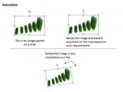 0514 display results with grass bar chart image graphics for powerpoint