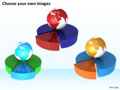 0514 earth pie chart globe image graphics for powerpoint