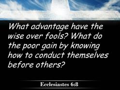 0514 ecclesiastes 68 the wise over fools powerpoint church sermon