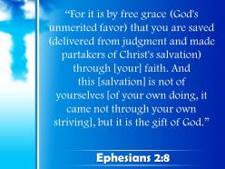 0514 ephesians 28 for it is by grace powerpoint church sermon