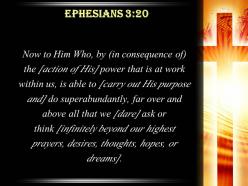 0514 ephesians 320 his power that is at work powerpoint church sermon