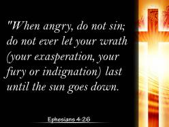 0514 ephesians 426 in your anger do not sin powerpoint church sermon