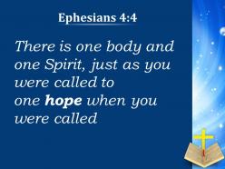 0514 ephesians 44 there is one body powerpoint church sermon