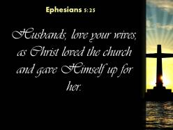 0514 ephesians 525 husbands love your wives powerpoint church sermon