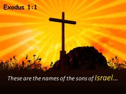0514 Exodus 11 The Sons Of Israel Powerpoint Church Sermon