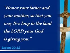 0514 exodus 2012 you may live long in the powerpoint church sermon