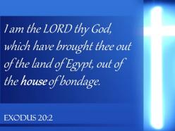 0514 exodus 202 i am the lord your god powerpoint church sermon