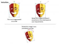 0514 face mask with mixed emotions image graphics for powerpoint