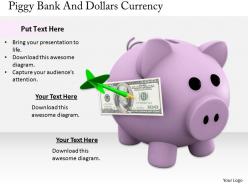 0514 fill up piggy with dollars image graphics for powerpoint
