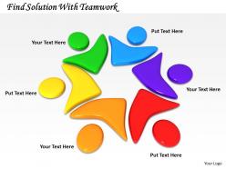 0514 find solution with teamwork image graphics for powerpoint