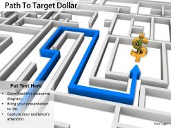 0514 follow the path of finance growth image graphics for powerpoint 1