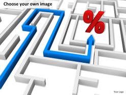 0514 follow the path of good percentage profit image graphics for powerpoint